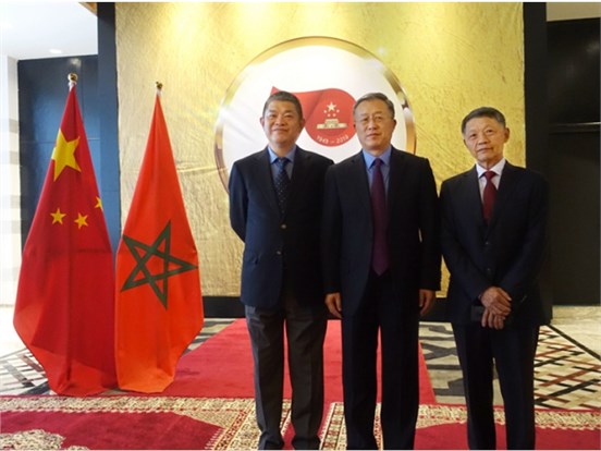 天舟文化董事長肖志鴻出席駐摩洛哥使館國慶70周年招待會